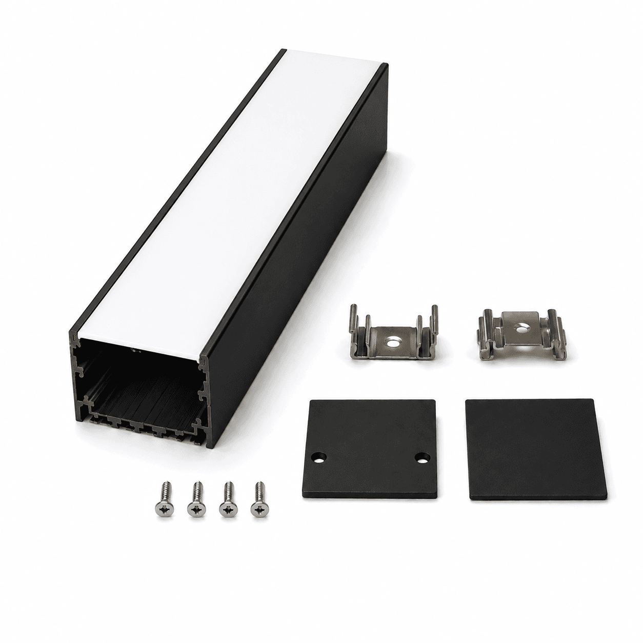 5035 Surface Hanging Profile BK+WH